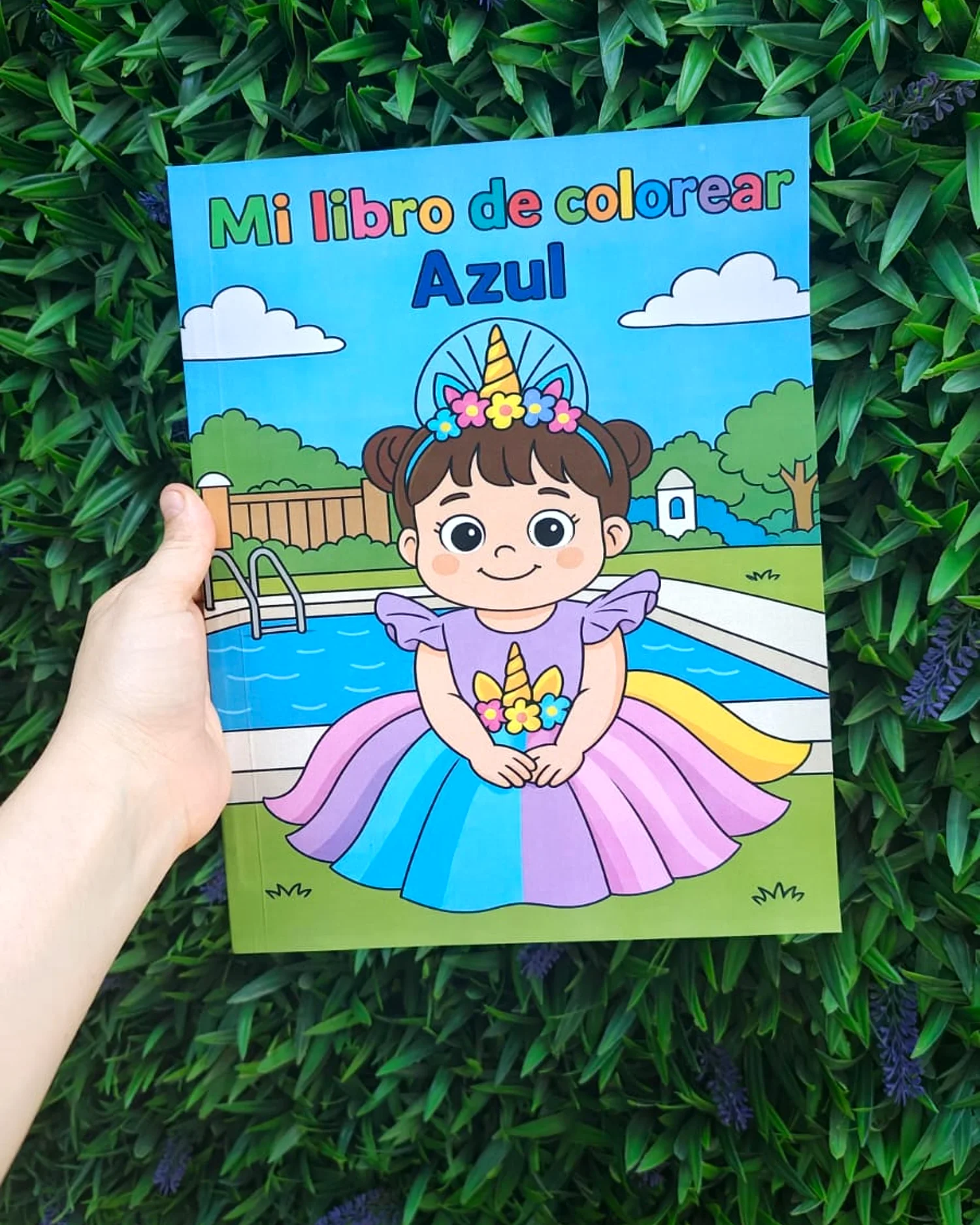 Mi libro de colorear Azul